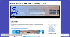 Desktop Screenshot of escolacalassanslleida.wordpress.com