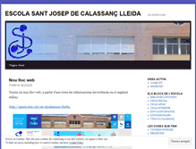 Tablet Screenshot of escolacalassanslleida.wordpress.com