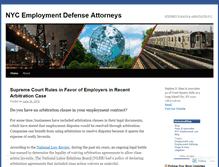 Tablet Screenshot of nycemploymentlawblog.wordpress.com