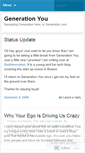 Mobile Screenshot of generu.wordpress.com