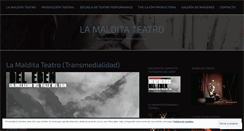 Desktop Screenshot of lamalditateatro.wordpress.com