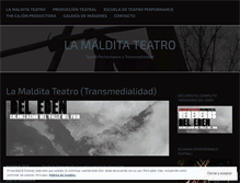 Tablet Screenshot of lamalditateatro.wordpress.com