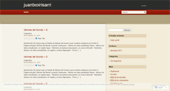 Desktop Screenshot of juantxoirisarri.wordpress.com