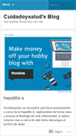 Mobile Screenshot of cuidadoysalud.wordpress.com