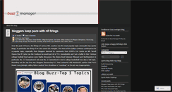 Desktop Screenshot of buzzmanager.wordpress.com