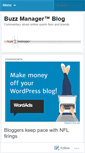 Mobile Screenshot of buzzmanager.wordpress.com