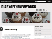 Tablet Screenshot of diaryofthenewyork6.wordpress.com