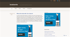 Desktop Screenshot of bradswrite.wordpress.com