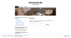 Desktop Screenshot of ericadeville.wordpress.com