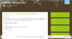 Desktop Screenshot of mrsandovalapbio.wordpress.com