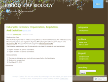 Tablet Screenshot of mrsandovalapbio.wordpress.com