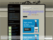 Tablet Screenshot of programetvlive.wordpress.com