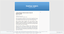 Desktop Screenshot of irenius.wordpress.com