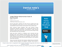 Tablet Screenshot of irenius.wordpress.com