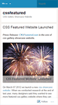 Mobile Screenshot of cssfeatured.wordpress.com