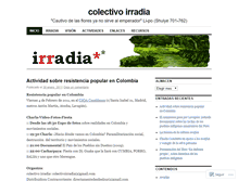 Tablet Screenshot of colectivoirradia.wordpress.com