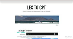 Desktop Screenshot of lextocpt.wordpress.com