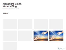 Tablet Screenshot of alexandrasmithwriter.wordpress.com