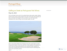 Tablet Screenshot of portugalshop.wordpress.com