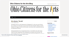 Desktop Screenshot of ohiocitizensforthearts.wordpress.com