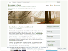 Tablet Screenshot of pinstripesuit.wordpress.com