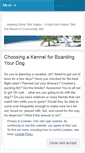 Mobile Screenshot of happytailspetresort.wordpress.com