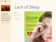 Tablet Screenshot of debbiestrauch.wordpress.com
