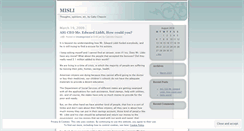 Desktop Screenshot of misli.wordpress.com