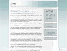 Tablet Screenshot of misli.wordpress.com