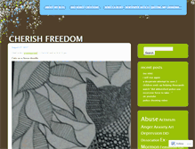 Tablet Screenshot of cherishfreedom.wordpress.com