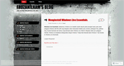 Desktop Screenshot of fauzanilham.wordpress.com