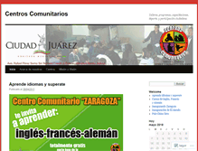 Tablet Screenshot of centroscomunitariosjrz.wordpress.com