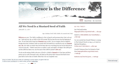 Desktop Screenshot of graceisthedifference.wordpress.com