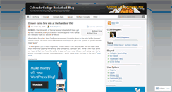 Desktop Screenshot of cocollegebasketball.wordpress.com