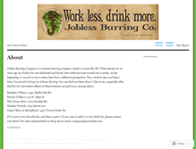 Tablet Screenshot of joblessburring.wordpress.com
