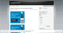 Desktop Screenshot of itsallaboutmovies.wordpress.com