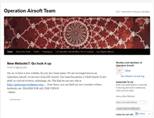 Tablet Screenshot of operationairsoft.wordpress.com