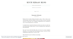 Desktop Screenshot of kuchkhaas.wordpress.com