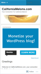 Mobile Screenshot of californiamelons.wordpress.com