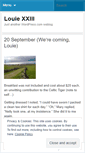Mobile Screenshot of louiexxiii.wordpress.com