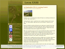 Tablet Screenshot of louiexxiii.wordpress.com