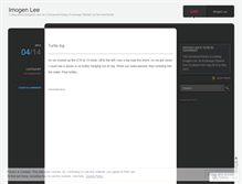 Tablet Screenshot of imogenlee.wordpress.com