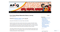 Desktop Screenshot of apiqmasterjakarta.wordpress.com