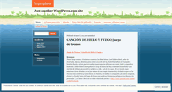 Desktop Screenshot of loquetodosquereis.wordpress.com