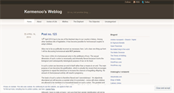 Desktop Screenshot of kermenoo.wordpress.com