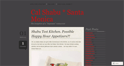 Desktop Screenshot of calshabusm.wordpress.com