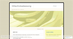 Desktop Screenshot of littlechickadeesong.wordpress.com