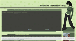 Desktop Screenshot of mountains2meadows.wordpress.com