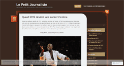 Desktop Screenshot of lepetitjournaliste.wordpress.com