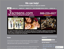 Tablet Screenshot of 3screenassemblies.wordpress.com